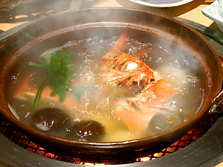 金目鯛の塩炊