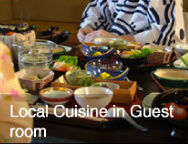 Local Cuisine in Guest room